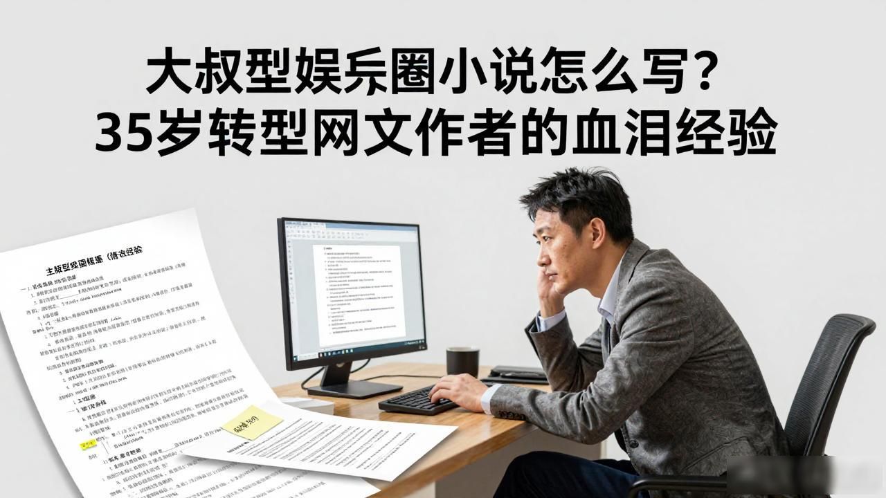 大叔型娱乐圈小说怎么写？35岁转型网文作者的血泪经验