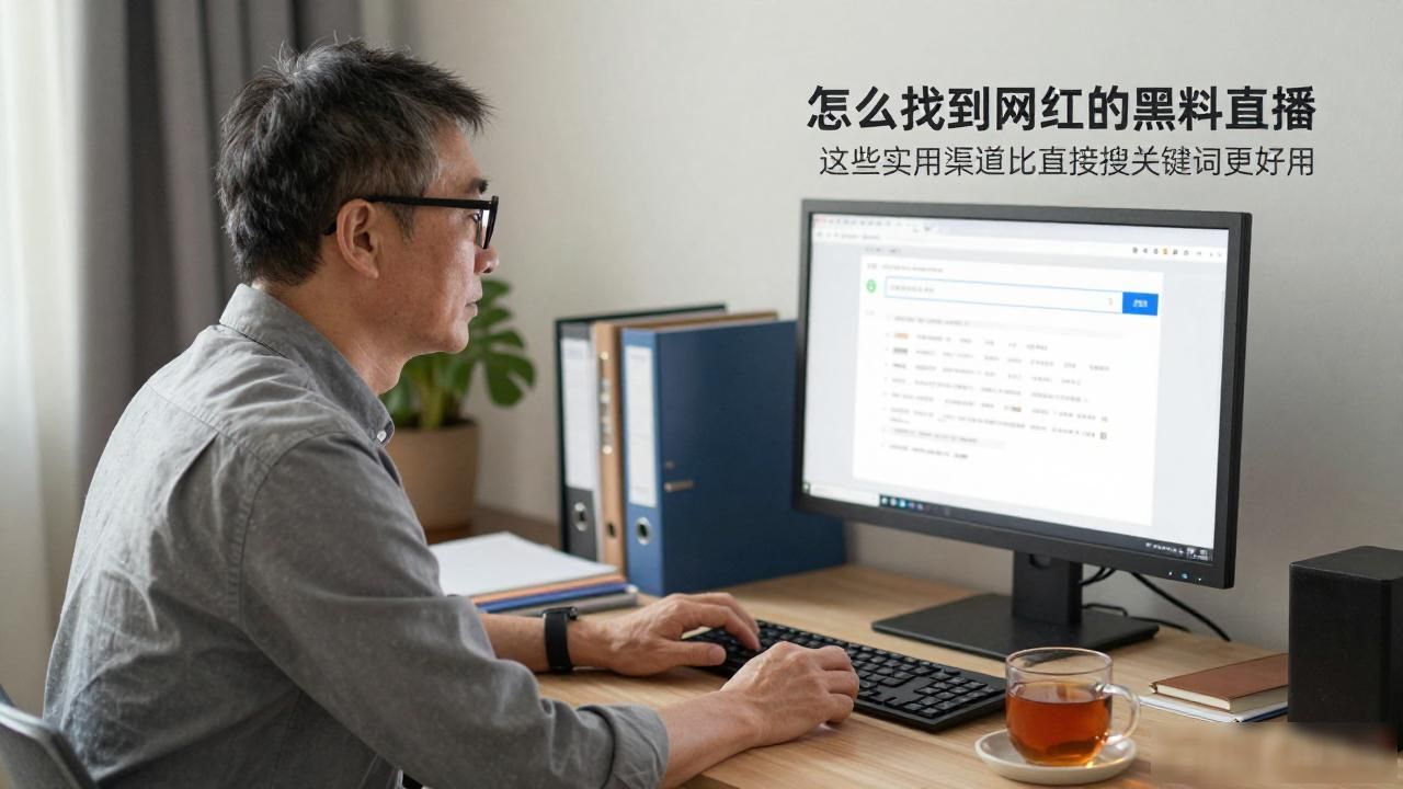 怎么找到网红的黑料直播 这些实用渠道比直接搜关键词更好用